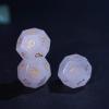 Optical Part For Natural White Crystal Horoscope Dice Fortune Telling Horoscope Astrology Astral Gemstone Horoscope Dice Divination Gemstone Dice view 1