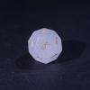 Optical Part For Natural White Crystal Horoscope Dice Fortune Telling Horoscope Astrology Astral Gemstone Horoscope Dice Divination Gemstone Dice view 2