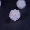 Optical Part For Natural White Crystal Horoscope Dice Fortune Telling Horoscope Astrology Astral Gemstone Horoscope Dice Divination Gemstone Dice view 3