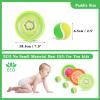 PULEEBO Toss and Catch Ball Game Set - Fruit Design Catch Game for Kids Adults Beach Yard Lawn Outdoor Indoor 6 Sticky Paddles 3 Balls and 1 Storage Bag view 4