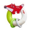 HABA 306690 Grasping Toy Folding Fox Grasping Toy from 6 Months, Made in Germany, Colourful view 4