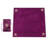 BLESSUME Altar Tarot Table Cloth Wicca Velvet Square Divination Tarot Cloth with Tarot Cards Bag Pouch (Purple) view 1