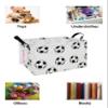 QUEENLALA Rectangular Laundry Hamper/Foldable Nursery Laundry Basket for Organizing/Storage Bin Baskets/Children Toy Office Bedroom/Toy Bin Closet Shelf BasketsRec-Football view 3