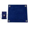 BLESSUME Altar Tarot Table Cloth Wicca Velvet Square Divination Tarot Cloth with Tarot Cards Bag Pouch (Blue) view 1