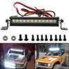 HIRCQOO RC Light Bar Roof LED Lamp Body Shell Roof Light Compatible with Traxxas TRX-4 TRX-6 Axial SCX10 II 90046 RC4WD D90 D110 1/10 RC Crawler Car Truck (12 LED) view 1