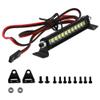 HIRCQOO RC Light Bar Roof LED Lamp Body Shell Roof Light Compatible with Traxxas TRX-4 TRX-6 Axial SCX10 II 90046 RC4WD D90 D110 1/10 RC Crawler Car Truck (12 LED) view 2