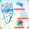 Boao 20 Packs Mesh Beach Bag Sand Toy 9.5 x 9 Inch Seashell Collecting Bag Outdoor Swimming Beach Accessories Gift for Boys and Girls(Colorful,Classic) view 3