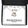 with You, Each Day Seems New and exciting Because It's Filled with so Much Love Love Dancing Necklace, Wife Jewelry, Cool for Wife view 1