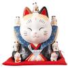 LSHAOBO Japanese Yakushi Kiln Seven Lucky Gods Lucky Cat Piggy Bank Shop Large Decoration Home Office Gift view 1