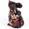 LSHAOBO Mouse Piggy Bank, Wood Carving Home Crafts Decoration, Birthday Gift, 19.5  14  25Cm view 4