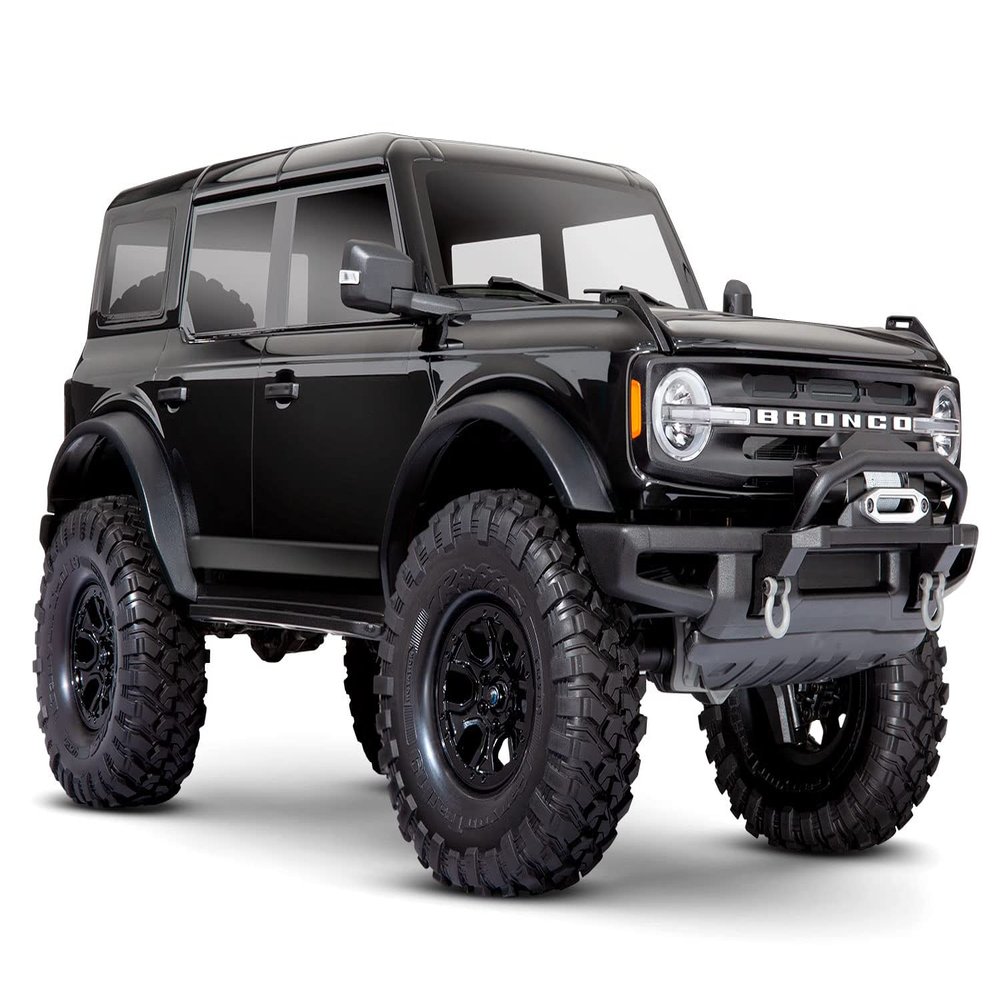 Traxxas TRX-4 Scale and Trail Crawler with 2021 Ford Bronco Body: Shadow Black