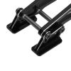 Aluminum Alloy RC Rear Wing Mount Set, 1/8 RC Car Spare Part for Arrma Kraton Typhon RC Car(Black) view 2