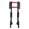 Aluminum Alloy RC Rear Wing Mount Set, 1/8 RC Car Spare Part for Arrma Kraton Typhon RC Car(Black red) view 4