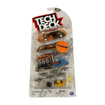 Tech Deck Deluxe Sk8shop 4 Pack Mini Skateboard Fingerboard Multi (Finesse)