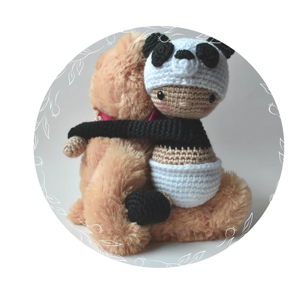 Panda Tieback Crochet Handmade