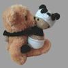 Panda Tieback Crochet Handmade view 4
