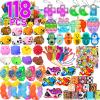 Mctuoba 118 Pack Party Favor for Kids 4-8-12, Treasure Box Toys, School Classroom Prizes, Pinata Stuffers Goodie Bag Fillers, Treasure Chest Carnival Prizes view 1