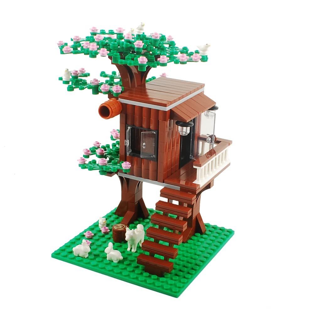 BAENRCY Garden Farm Building Blocks Park Sencery Accessories Plant Set Building Bricks Kit DIY Building Set Compatible All Major Brands (#5)