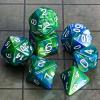 CiaraQ DND Polyhedral Dice Set with a Black Dice Bag for D&D RPG MTG Role Playing Table Games view 2