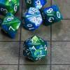 CiaraQ DND Polyhedral Dice Set with a Black Dice Bag for D&D RPG MTG Role Playing Table Games view 4