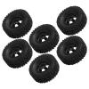 SUNGOOYUE Rubber RC Car Tires with Aluminum Alloy Wheel Hub Wheels and Tires for B24 B16 B36 4WD C14 C24 C34 C44 RC Car(Black) view 2