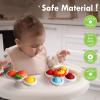 ALASOU 3PCS Pop Suction Cup Spinner Sensory Airplane Travel Toys for 1 Year Old Boy Girl Infant Toddlers|Novelty Spinning Tops 12 18 Months|1 2 Year Old Boy Birthday Gift|Baby Bath Toy Kids Ages 1-3 view 2