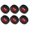 SUNGOOYUE Rubber RC Car Tires with Aluminum Alloy Wheel Hub Wheels and Tires for B24 B16 B36 4WD C14 C24 C34 C44 RC Car(red) view 2