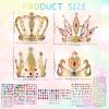 Civaner 17 Pcs Princess Party Crowns Set DIY Tiaras Making Kit for Kids with Diamond Stickers, Party Favors and Supplies(Gold) view 3