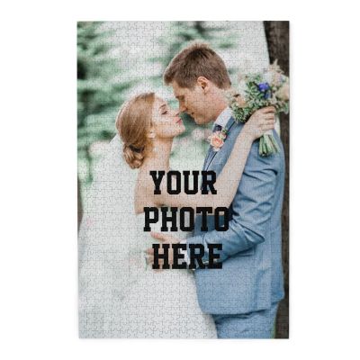 1000 Pcs Personalized Puzzle Custom Photo Puzzle 300/500/1000 Pieces Personalized Picture Puzzle with Your Image or Text for Adults Teens Gift