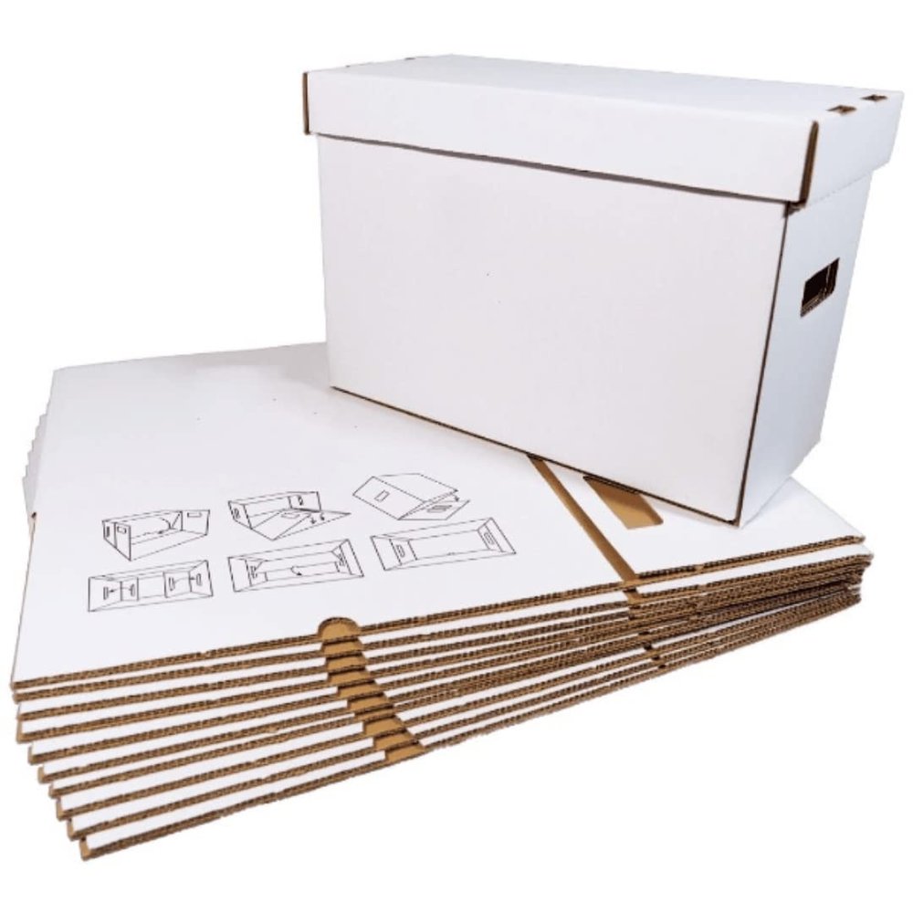 10-Pack  Short Comic Book Storage Box  Woodhaven Trading Firm Brand