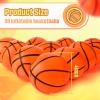 Sratte 30 Pieces Mini Inflatable Basketballs 4 Inches Small Kids Ball Toys Mini Basketballs for Kids Basketball Party Sports Game Hoops Beach Pool Supplies view 2