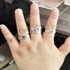 INENIMARTJ Dinosaur Fidget Rings for Women Men Stainless Steel Spinner Ring Dinosaur Anxiety Ring Jurassic Dinosaurs Anxiety Spinning Ring (C raptor, 6) view 4