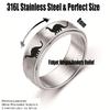 INENIMARTJ Dinosaur Fidget Rings for Women Men Stainless Steel Spinner Ring Dinosaur Anxiety Ring Jurassic Dinosaurs Anxiety Spinning Ring (D plesiosaurs, 9) view 2