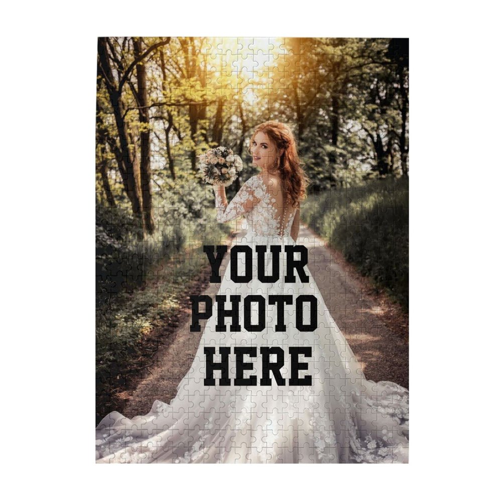 500 Pcs Personalized Puzzle Custom Photo Puzzle 300/500/1000 Pieces Personalized Picture Puzzle with Your Image or Text for Adults Teens Gift