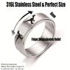 INENIMARTJ Dinosaur Fidget Rings for Women Men Stainless Steel Spinner Ring Dinosaur Anxiety Ring Jurassic Dinosaurs Anxiety Spinning Ring (C raptor, 7) view 2
