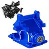 Aluminum Gearbox Case Upgrade Parts for 1/7 1/8 6S BLX Typhon Kraton Notorious Outcast Mojave Infraction Felony Talion Limitless 6S BLX,ARRCat RC Hop Ups Upgrades Parts,Replaces AR310854 (Blue) view 1