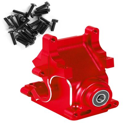 Aluminum Gearbox Case Upgrade Parts for 1/7 1/8 6S BLX Typhon Kraton Notorious Outcast Mojave Infraction Felony Talion Limitless 6S BLX,ARRCat RC Hop Ups Upgrades Parts,Replaces AR310854 (Red)
