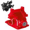 Aluminum Gearbox Case Upgrade Parts for 1/7 1/8 6S BLX Typhon Kraton Notorious Outcast Mojave Infraction Felony Talion Limitless 6S BLX,ARRCat RC Hop Ups Upgrades Parts,Replaces AR310854 (Red) view 1