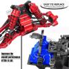 Aluminum Gearbox Case Upgrade Parts for 1/7 1/8 6S BLX Typhon Kraton Notorious Outcast Mojave Infraction Felony Talion Limitless 6S BLX,ARRCat RC Hop Ups Upgrades Parts,Replaces AR310854 (Red) view 4