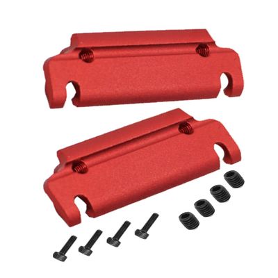 Aluminum Center Sway Bar Mounts for 1/7 1/8 6S BLX Typhon Kraton Notorious Outcast Mojave Infraction Felony Talion Limitless 6S BLX,ARRCat RC Upgrade Parts,Replace #AR310854#AR310427,(2PCS) Red