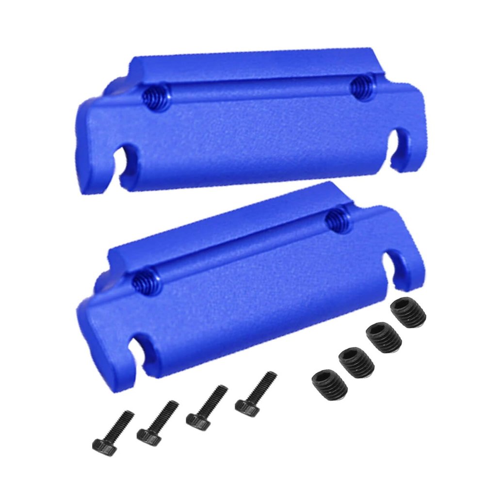 Aluminum Center Sway Bar Mounts for 1/7 1/8 6S Typhon Kraton Notorious Outcast Mojave Infraction Felony Talion Limitless 6S BLX,ARRCat RC Upgrade Parts,Replace #AR310854#AR310427,(2PCS) Blue