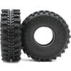 2pcs RC 1.9 Mud-Terrain Tires Tyres Height 121mm/4.75inch for 1/10 Redcat Gen8 / Traxxas TRX-4 / RC4WD D90 TF2 / Tamiay CC01 / Axial SCX10 90047 SCX10 III & Other 1/10 Crawler view 3