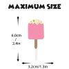 18pcs Glitter Candyland Sweet Dessert Cupcake Topper Lollipop Candy Theme Decor Supplies Baby Shower Boys Girls Happy Birthday Party Decorations view 4