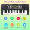 Kids Piano Keyboard, 37 Keys Portable Music Keyboard Electric Piano Toys for Children, Educational Electronic Musical Instrument Toys Gifts for Kids Ages 3 4 5 6 7 8 9 view 2