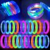 BATWEET 30 Pcs Glow In The Dark Bracelets, 6 Colors LED Bracelets Bulk Party Supplies for Kids and Adults, Glow Neon Party Favors Toys for Carnival Halloween Christmas Birthday Wedding view 1