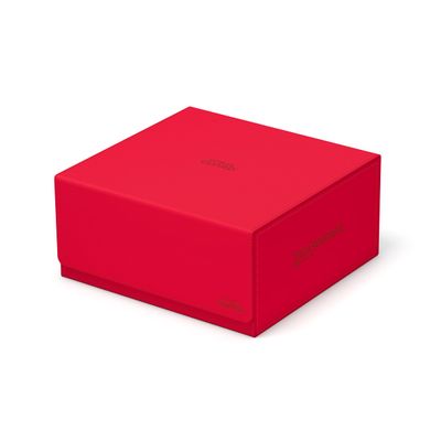 Ultimate Guard Treasurehive 90+, Magnetic Case for 90 Magnetic Card Cases (35pt) or Over 370+ Toploaders, Red, Magnetic Closure & Snaplock Mechanism
