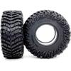 HOBBYSOUL 2pcs Soft Sticky 2.2 Crawler Tires 127mm / 5.0'' Tall Tyre For 1/10 RC Mud Truck SCX10 Capra Wraith Yeti TRX4 AMG 6x6 Gen8 Upgrades,HS700714-2 view 3