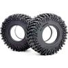 HOBBYSOUL 2pcs Soft Sticky 2.2 Crawler Tires 127mm / 5.0'' Tall Tyre For 1/10 RC Mud Truck SCX10 Capra Wraith Yeti TRX4 AMG 6x6 Gen8 Upgrades,HS700714-2 view 4