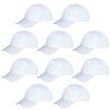 Yookat 10 Pieces Baseball Caps - White DIY Sun Hats for Kids view 1