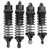 4pcs RC Front Rear Shock Absorbers Aluminum RC Spring Damper for Lasernut U4 Tenacity 1/10 Off Road Cars(black) view 1